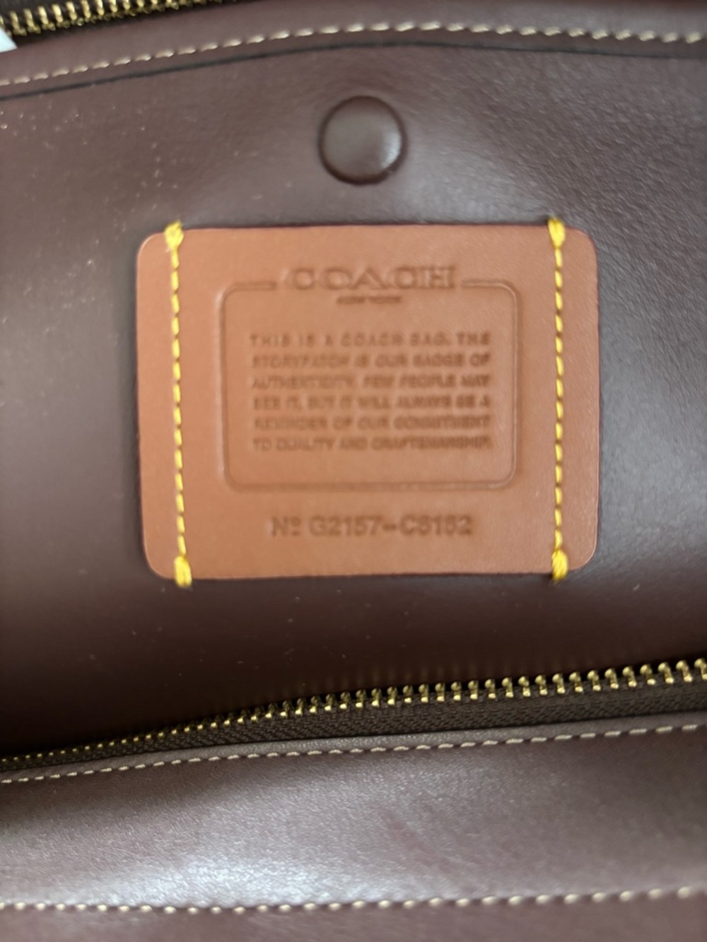 Coach Rogue Tote in Signature Shearling - Picture 11 of 15